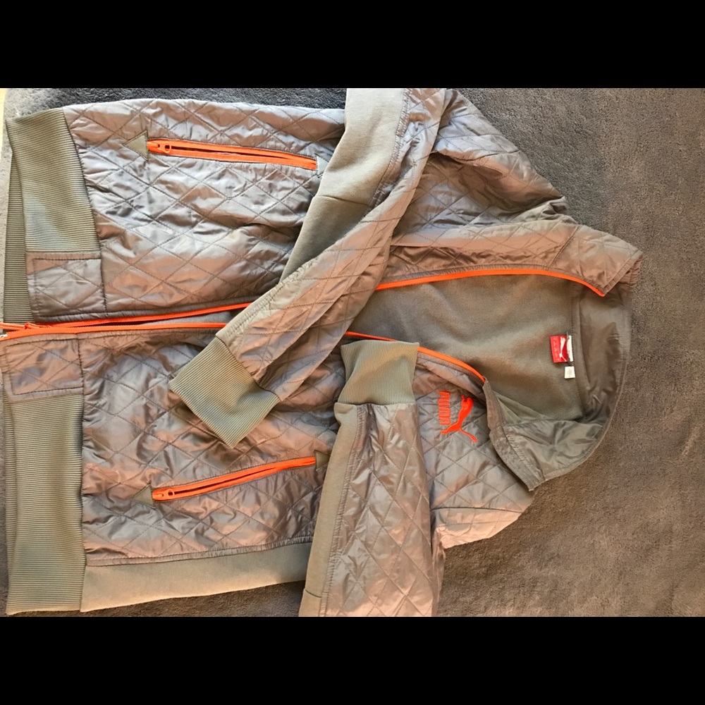 Puma tack jacket.  Warm and stylish.